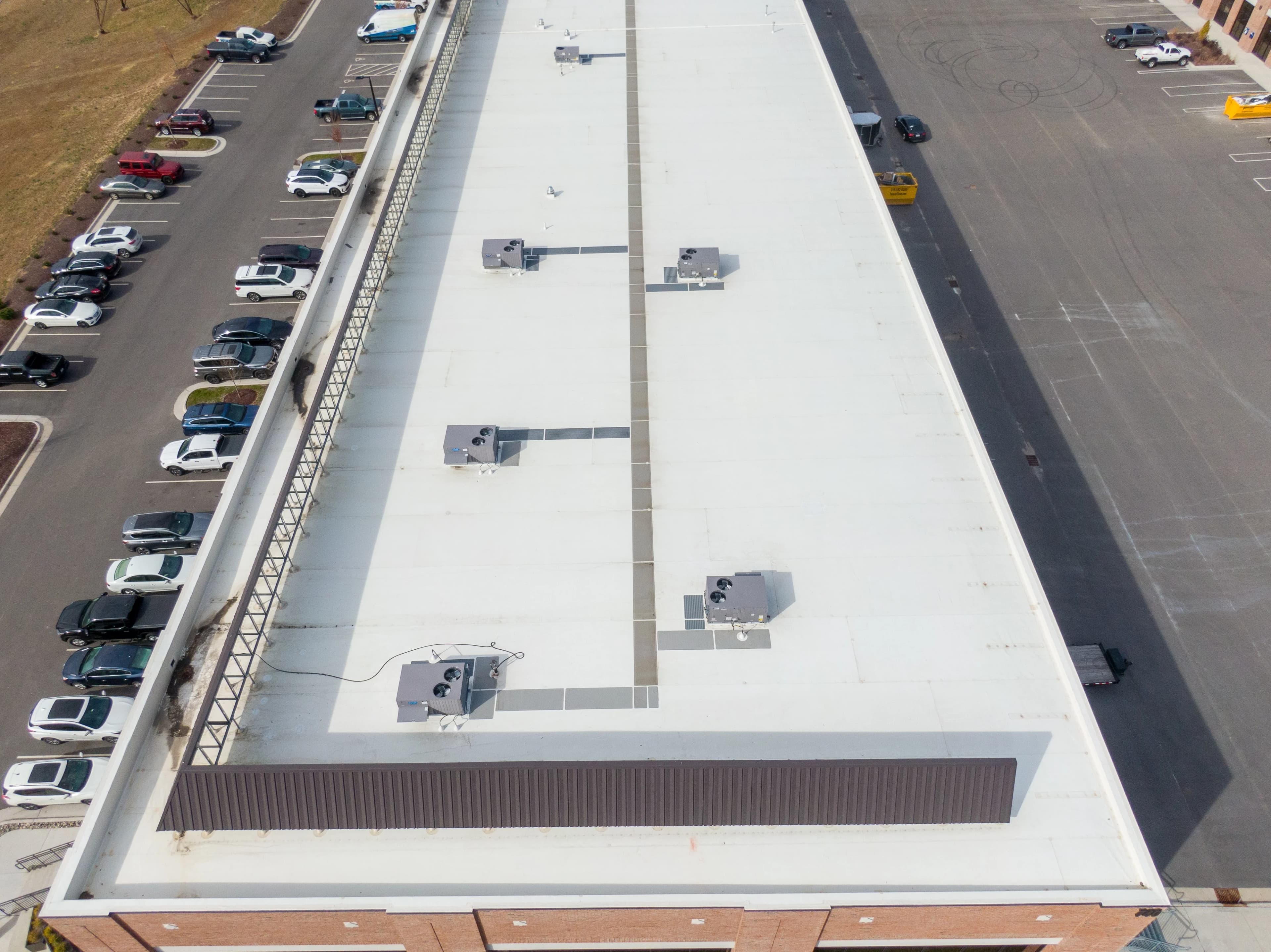 Commercial roofing project